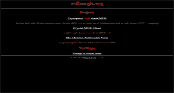Desktop Screenshot of evilmagic.org